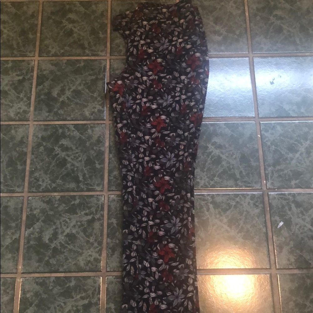 Floral print pants